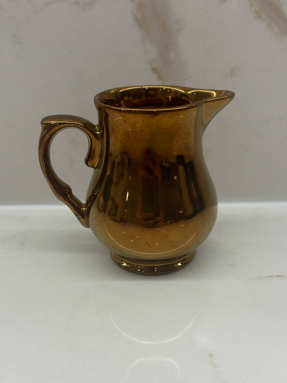 Vintage Copper Luster Lustreware Creamer Pitcher Wade Pottery England